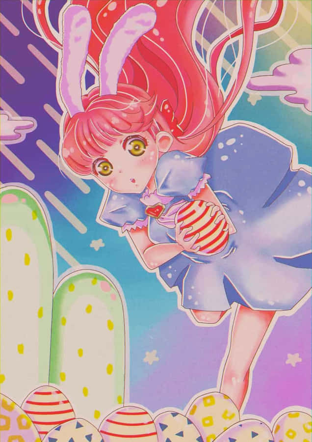 Anime Bunny Girl Easter Wallpaper