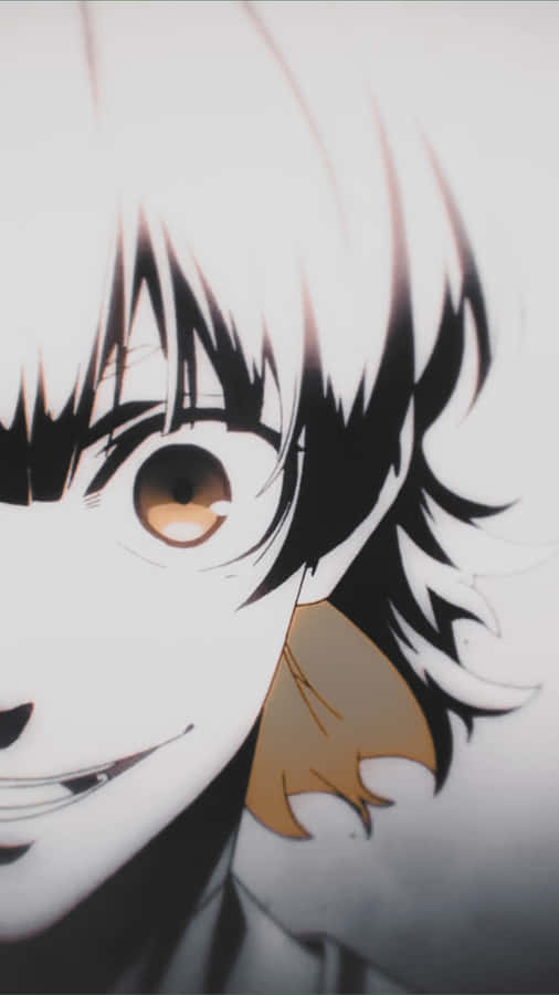 Anime Character Close Up Smile Wallpaper