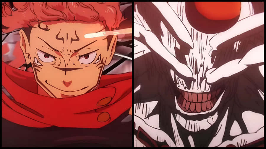 Anime Character Faceoff Wallpaper