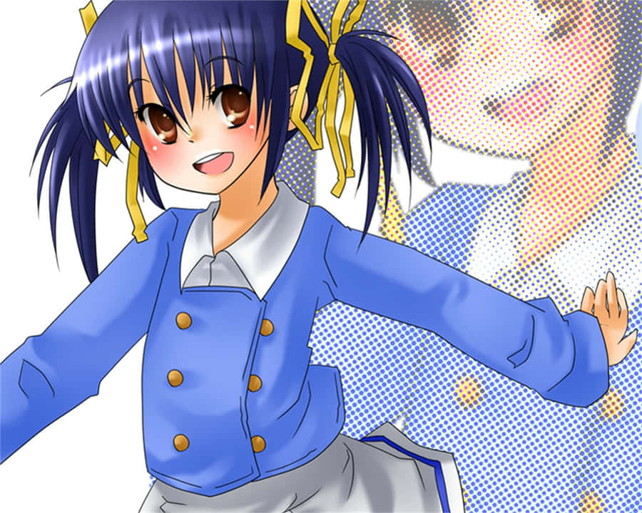 Anime Character Mei Sunohara, A Young Girl With A Cheerful Spirit. Wallpaper
