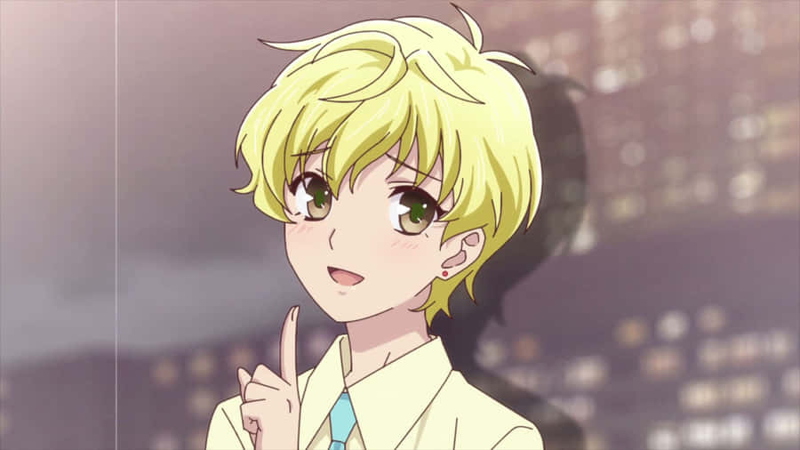 Anime Character Momiji Sohma From Fruits Basket Series Wallpaper