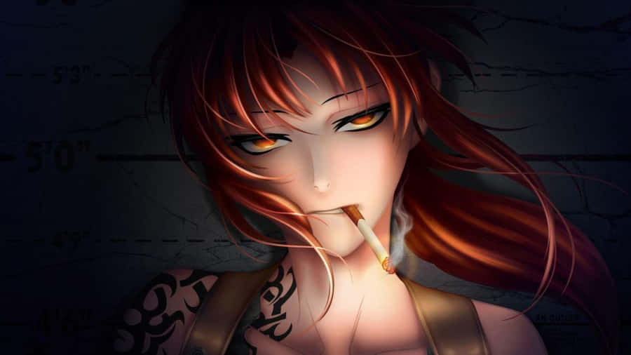 Anime Character Smoking Cigarette Wallpaper