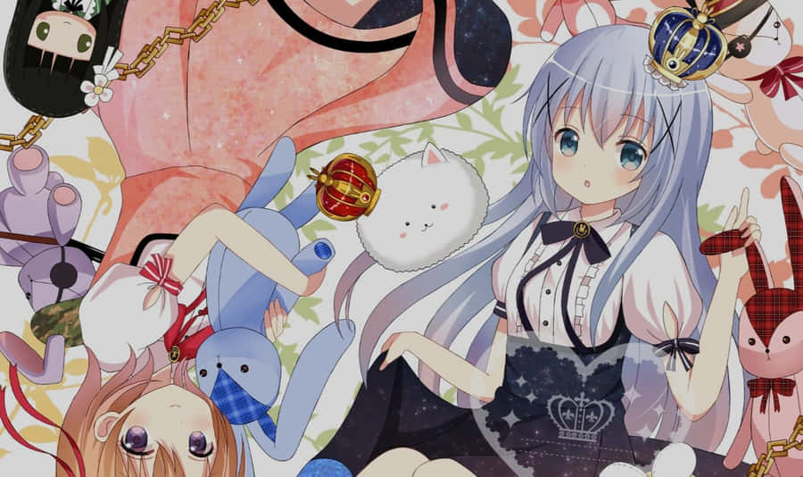 Anime Easter Bunny Girls Wallpaper