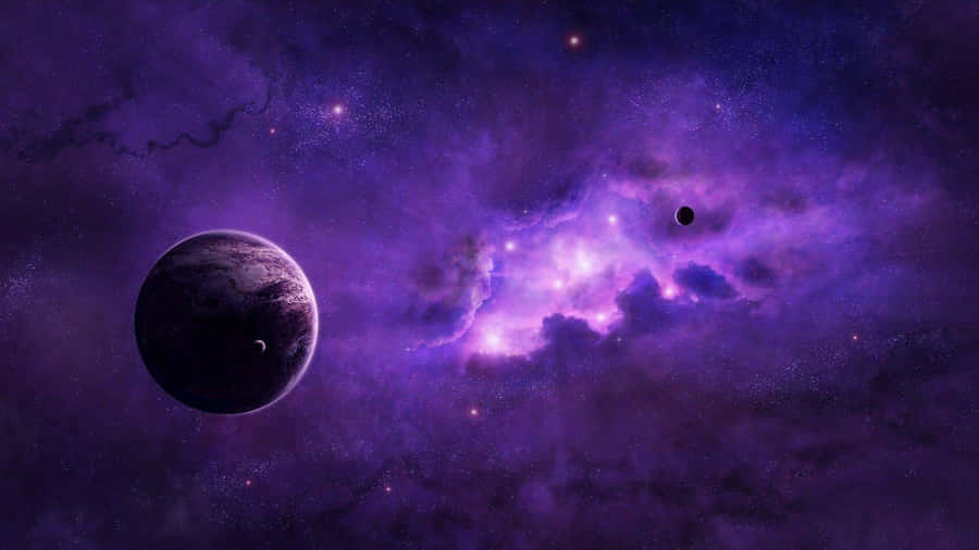 Anime Galaxy Space Scene Wallpaper