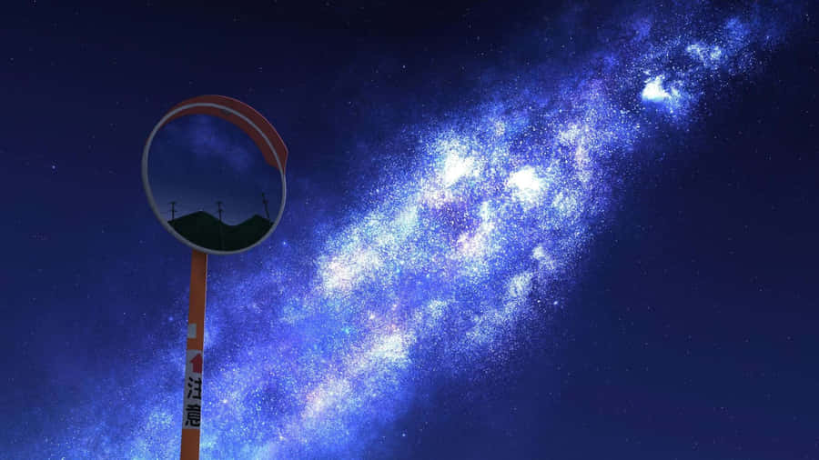 Anime Galaxy Starry Night Wallpaper