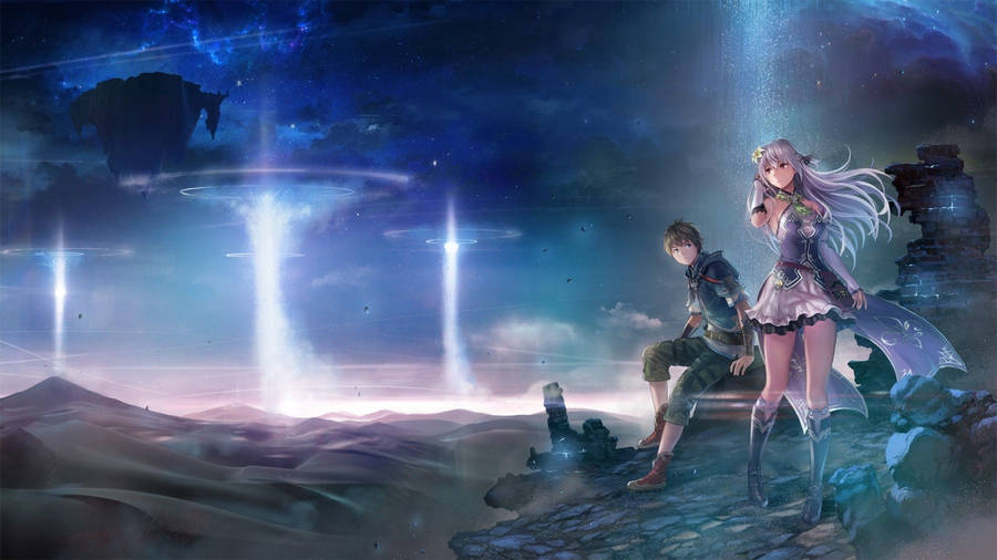 Anime Gaming Couple Ordinal Strata Wallpaper