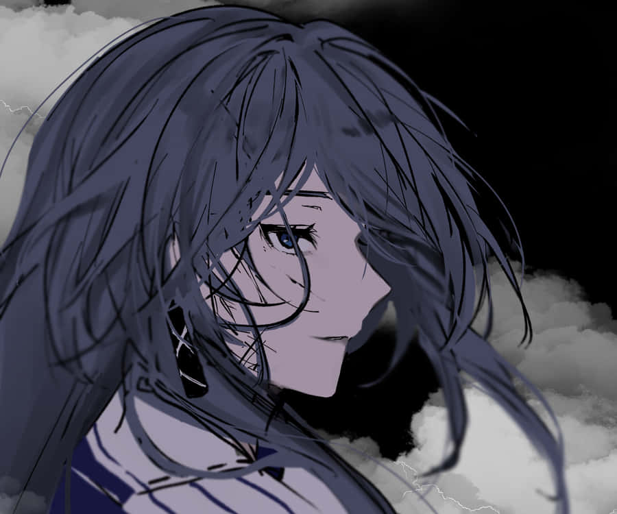 Anime Girl Profile Depressed Pfp Wallpaper