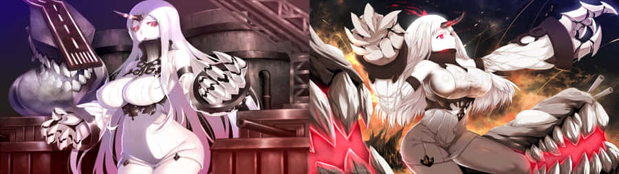 Anime Girl With Corresponding Claws Wallpaper