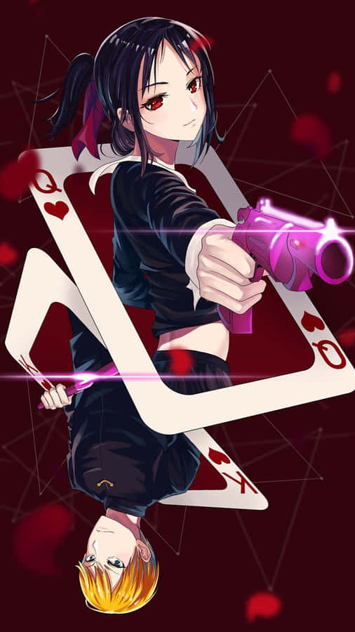 Anime Girls Gun Duel Wallpaper