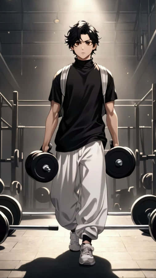 Anime Gym Workout Motivation Wallpaper