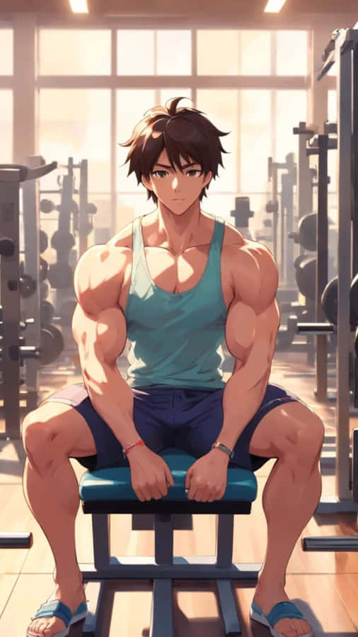 Anime Gym Workout Motivation Wallpaper