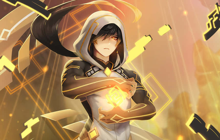 Anime-inspired Fanart With Surreal Imagery Wallpaper