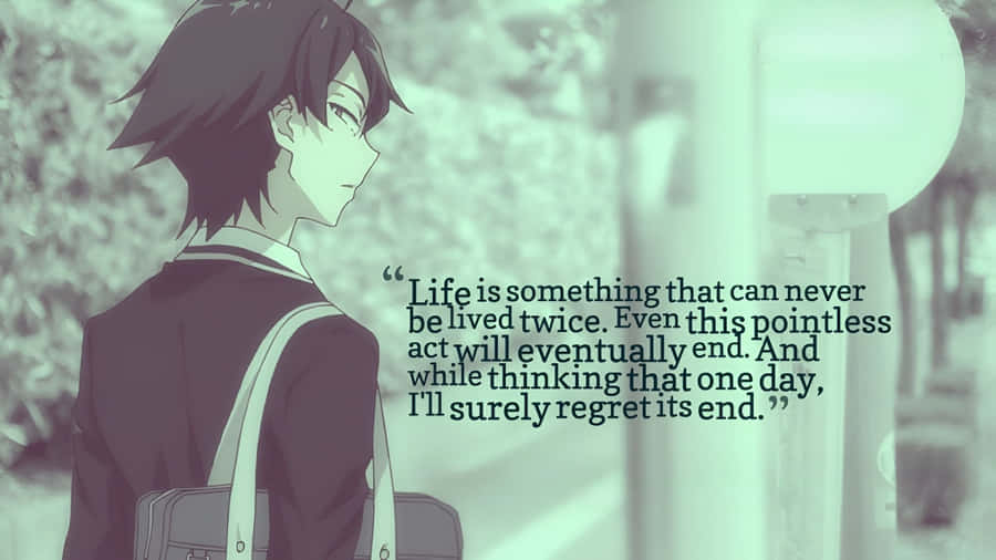 Anime Life Lessons Wallpaper