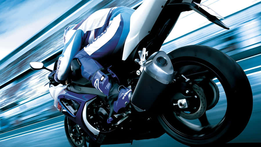 Anime Motorcycle Speed Thrill Wallpaper