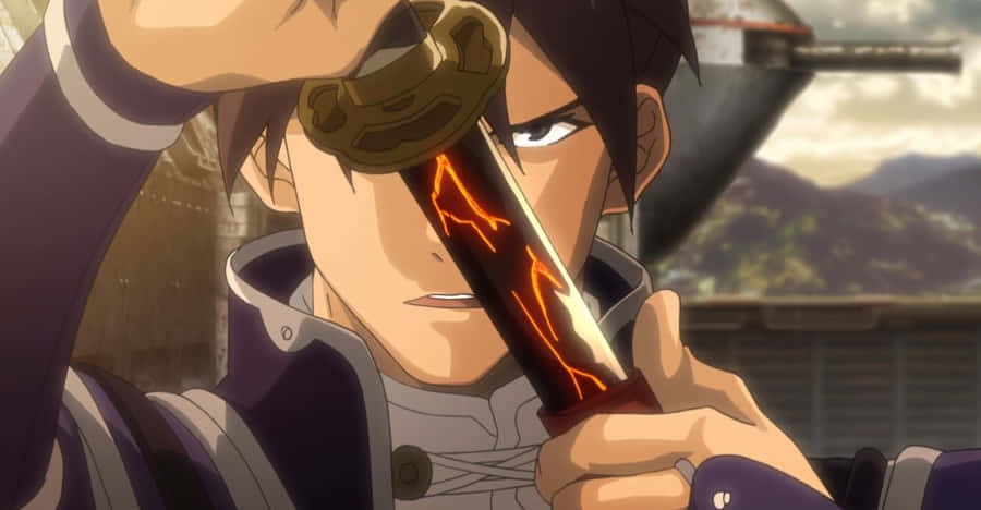 Anime Sword Bearer Gaze Wallpaper