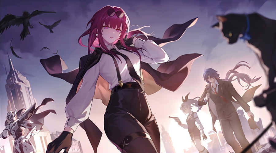 Anime Urban Fantasy Showdown.jpg Wallpaper