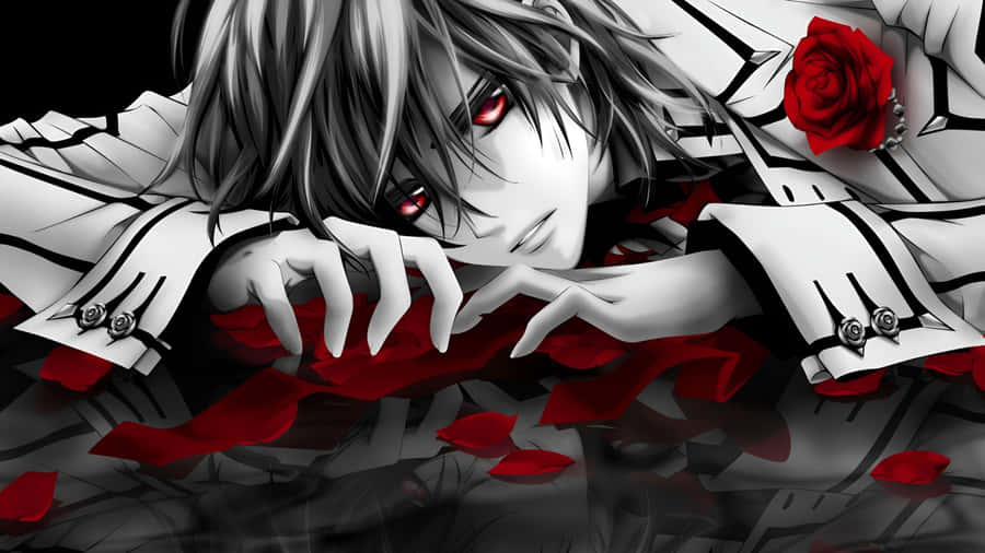 Anime Vampire With Red Eyes Wallpaper