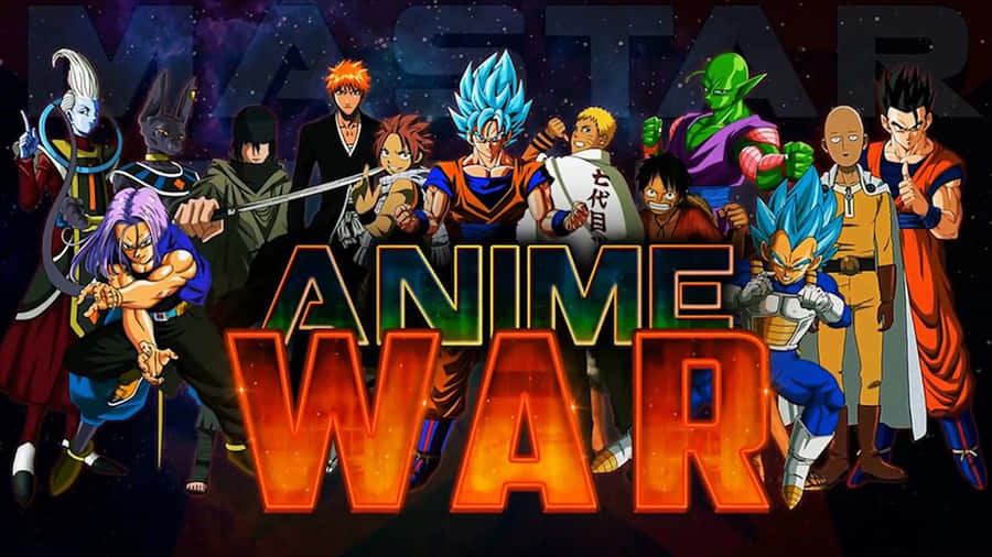 Anime War Characters Battle Wallpaper