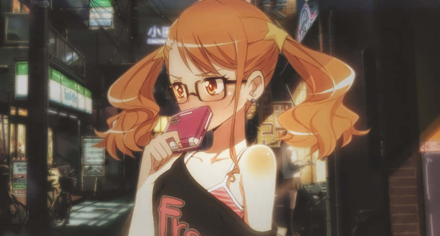 Anjou Naruko (anaru) In Full Bloom Wallpaper