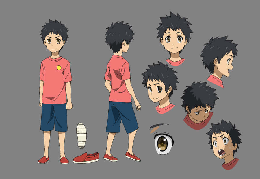 Anohana Jinta Yadomi Character Design Wallpaper