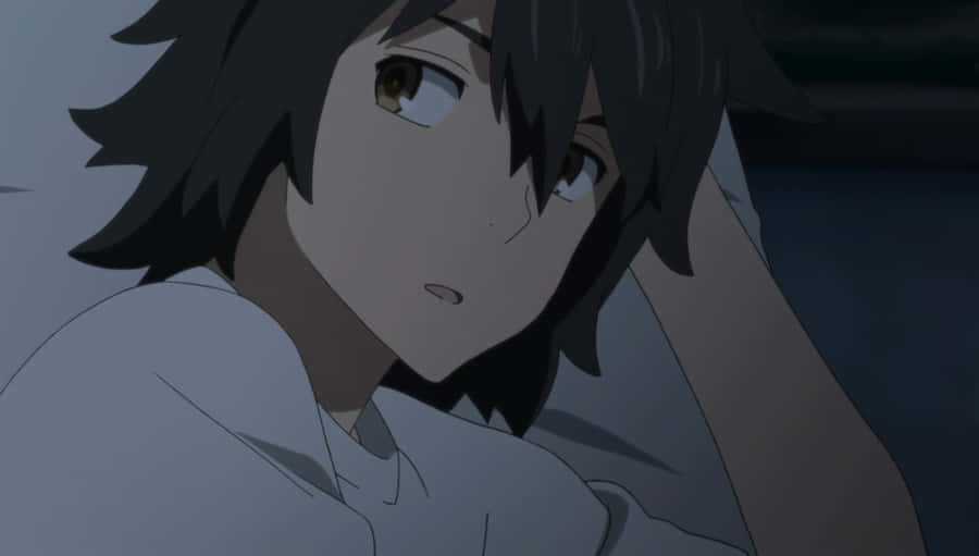 Anohana Jinta Yadomi Contemplative Moment Wallpaper