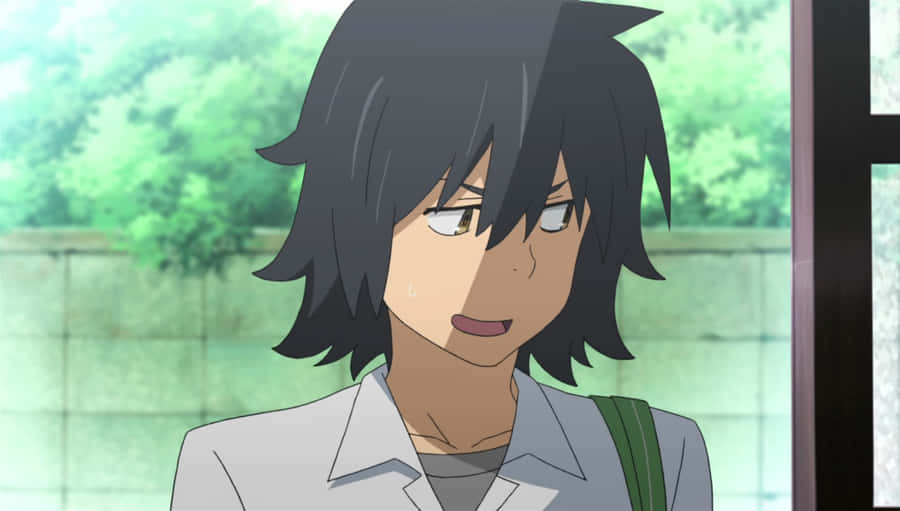 Anohana Jinta Yadomi Smirk Wallpaper