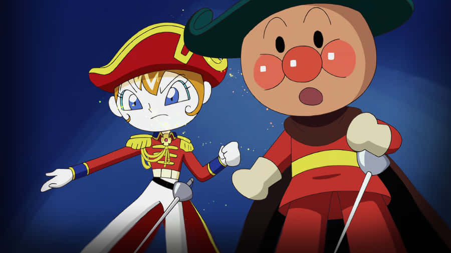Anpanman And Pirate Character Wallpaper