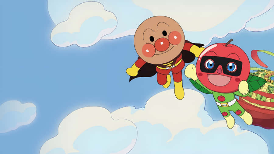 Anpanman Flying Adventure Wallpaper