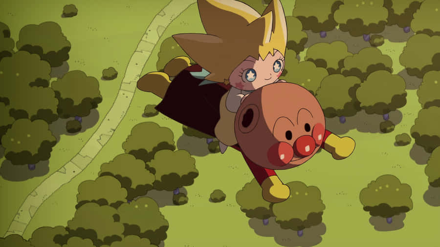Anpanman Flying Adventure Wallpaper