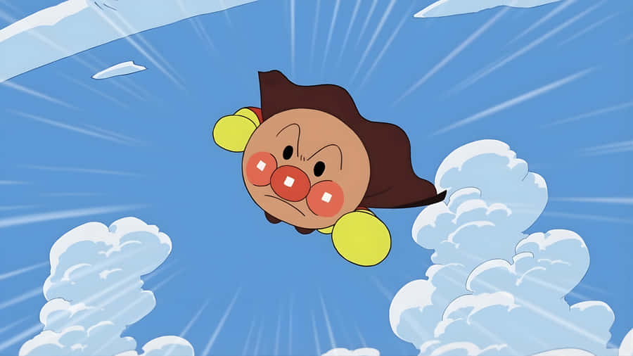 Anpanman Flying High Wallpaper