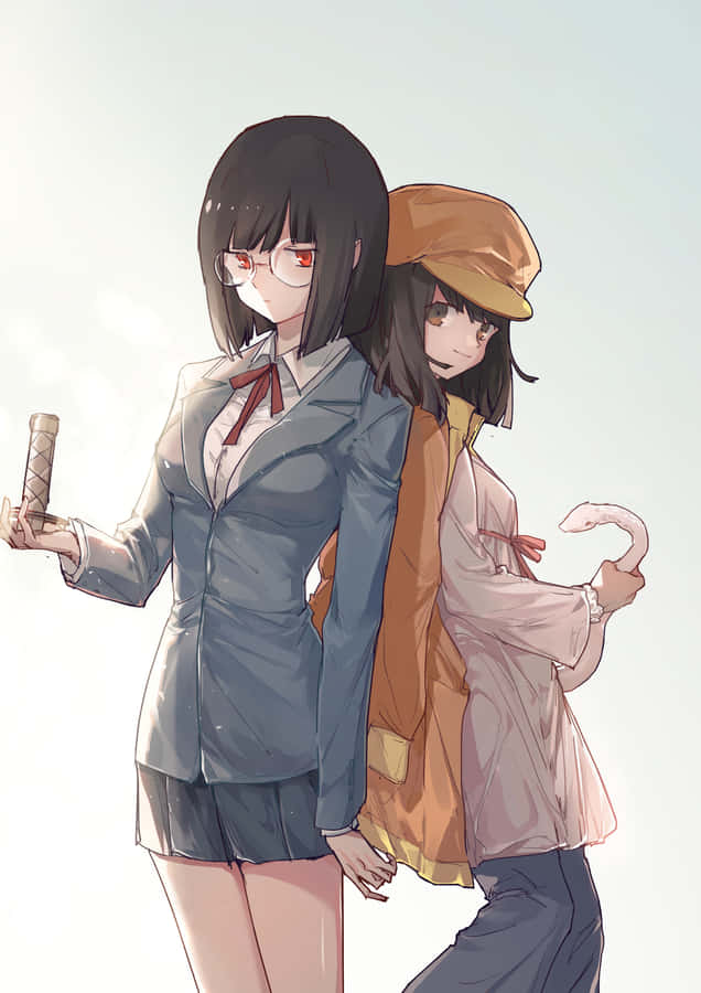 Anri Sonohara Posing In The Streets Of Ikebukuro Wallpaper