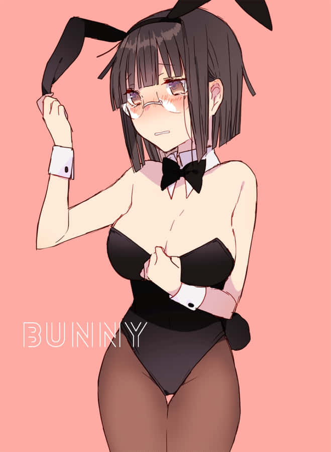 Anri Sonohara Striking A Pose In Her School Uniform Wallpaper