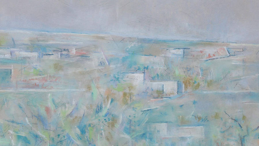 Antique American Roadshow Folk Art Wallpaper