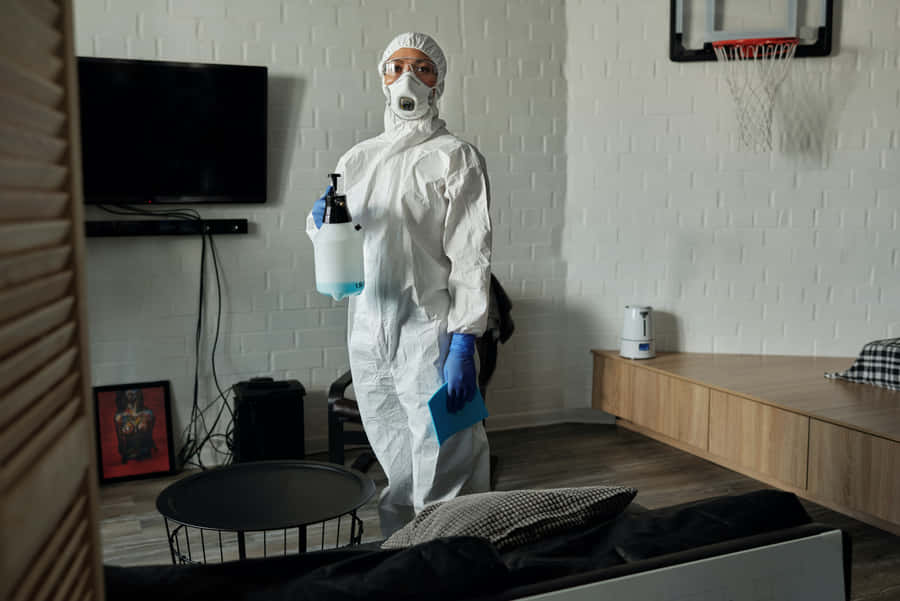 Antiseptic Room Disinfection Wallpaper