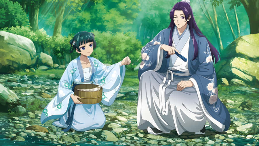 Apothecary Diaries Herbal Wisdom Wallpaper