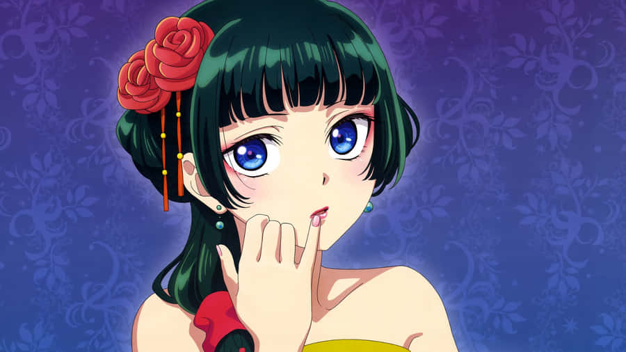 Apothecary Diaries Kiyoka Character Wallpaper