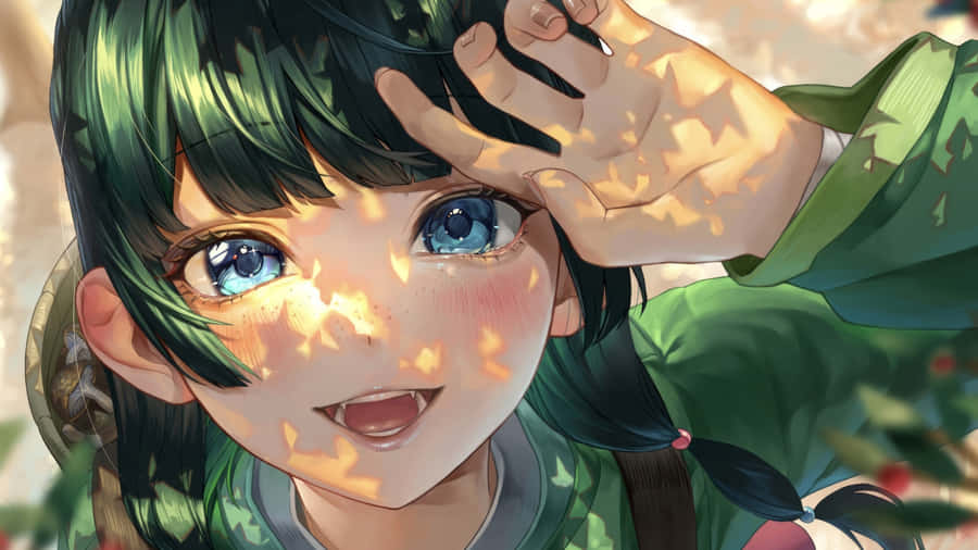 Apothecary Diaries Kiyoka Smiling Wallpaper