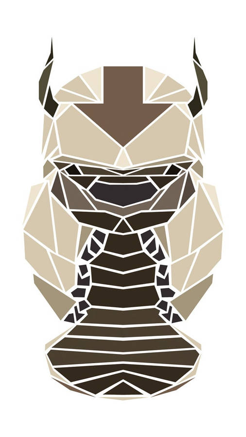 Appa Geometric Line Art Wallpaper