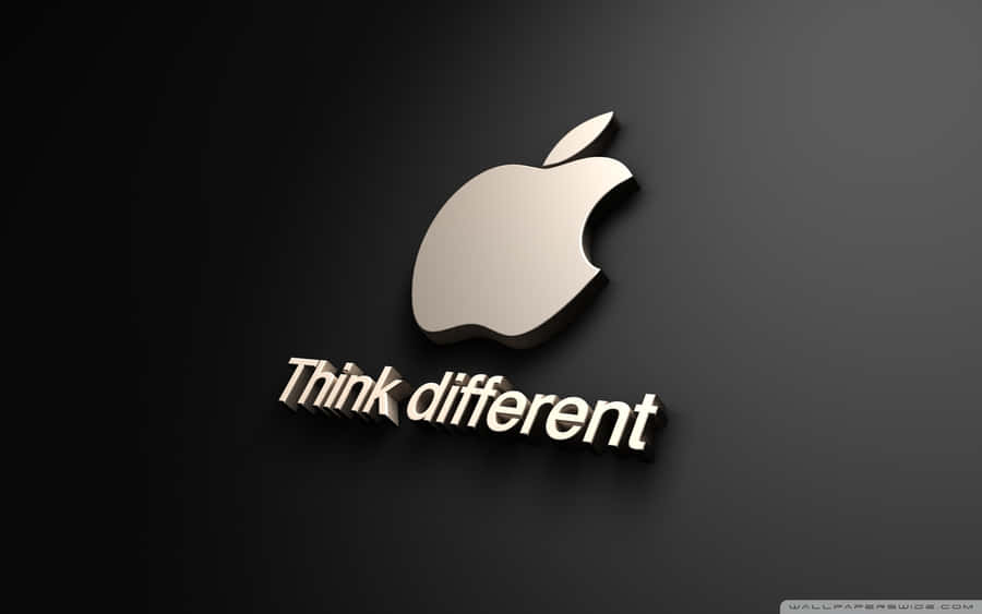 Apple Logo With Distinct Quotes Wallpaper