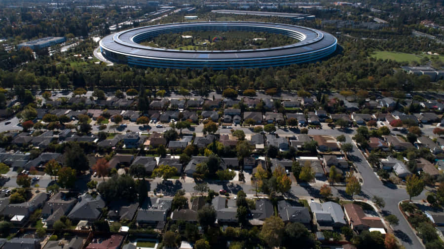 Apple Park Aerial View Wallpaper