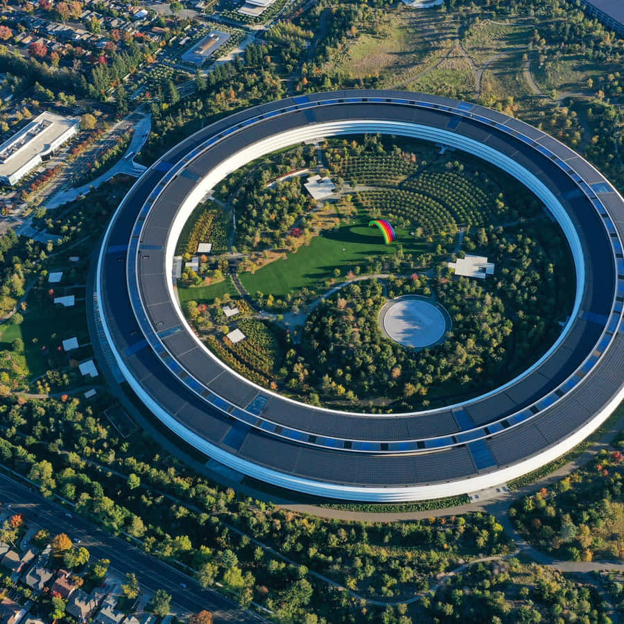 Apple Park Aerial View Wallpaper