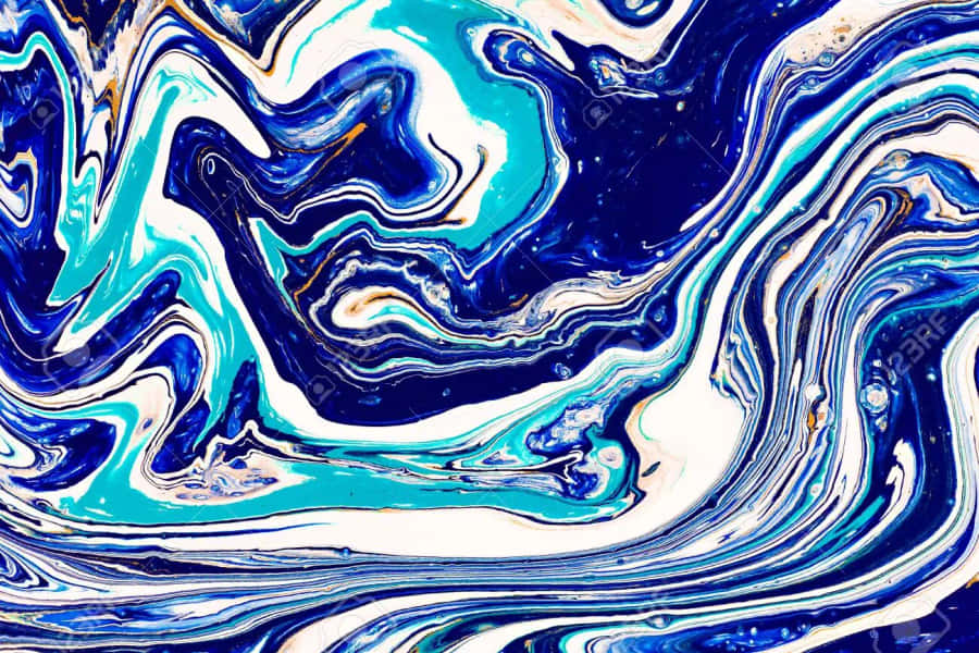 Applicable Blue Abstract [wallpaper] Wallpaper