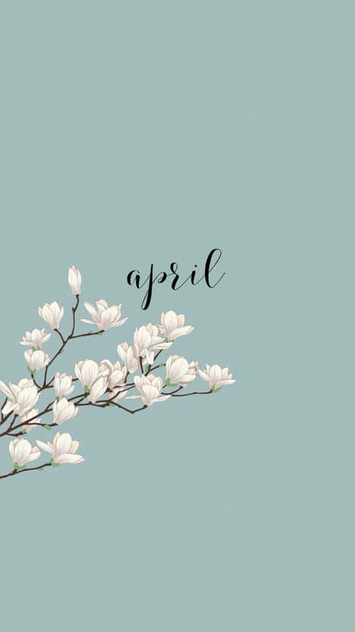 April Floral Aesthetic Wallpaper Wallpaper