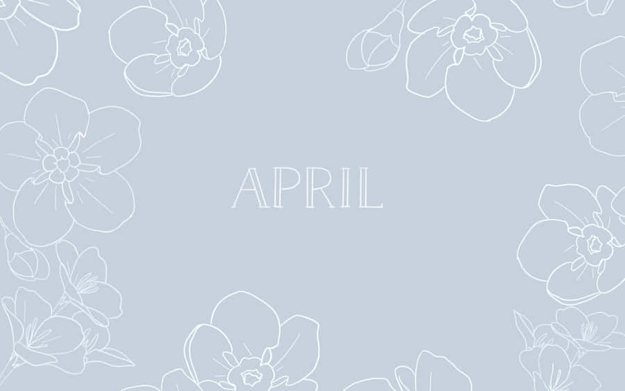 April Floral Desktop Background Wallpaper