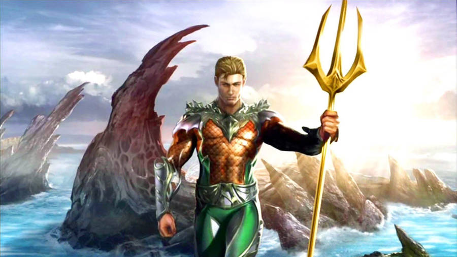 “aquaman, Ruler Of The Seven Seas!” Wallpaper