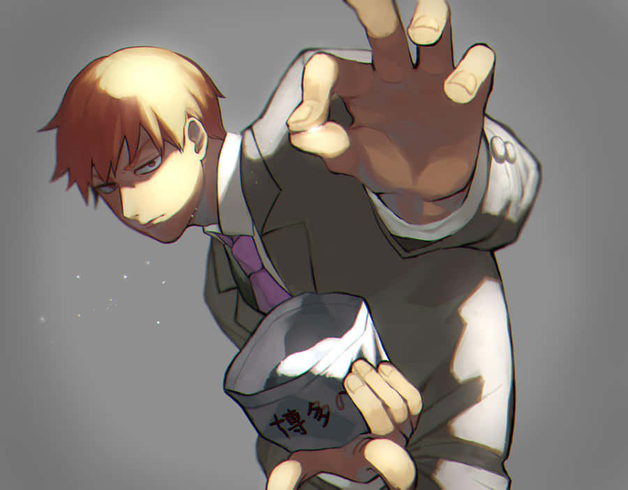 Arataka Reigen In Action Wallpaper