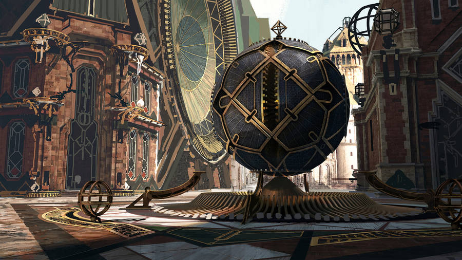 Arcane Piltover City Center Wallpaper