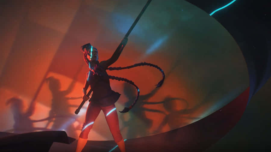 Arcane Season 2 Action Scene Wallpaper