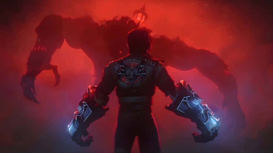 Arcane Season 2 Intense Showdown Wallpaper