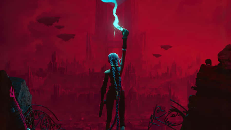 Arcane Season 2 Lightning Scene Wallpaper